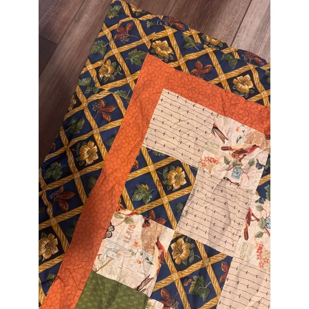Handmade patchwork quilt